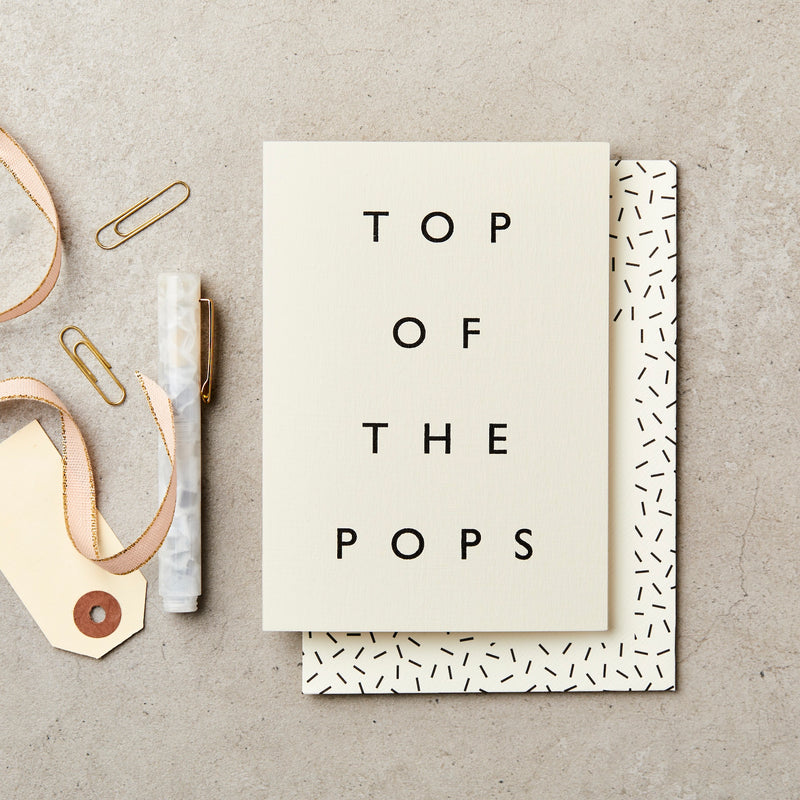 TOP OF THE POPS CARD