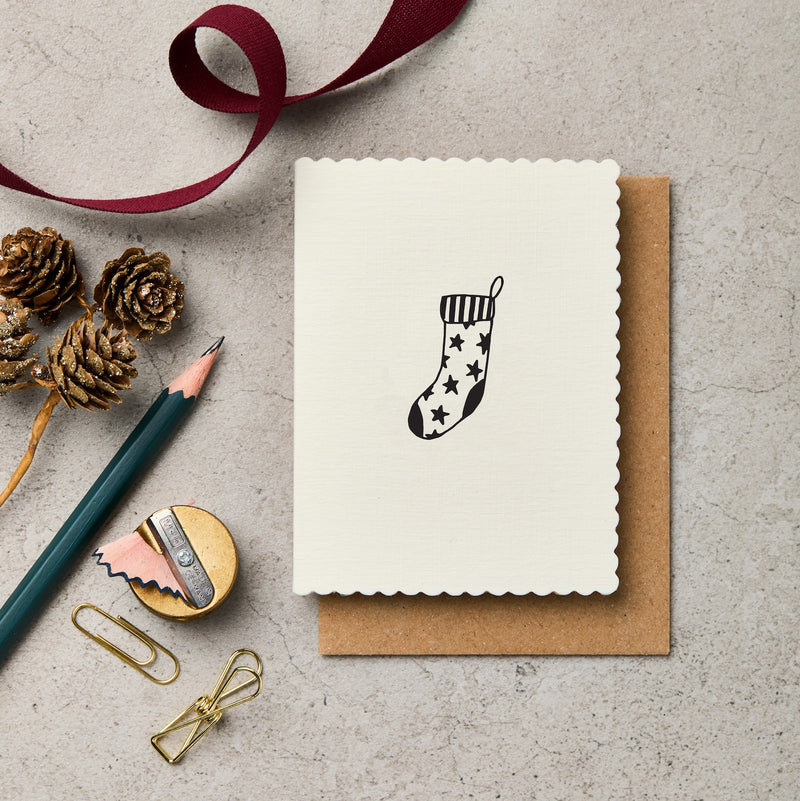 MINI STOCKING CARD