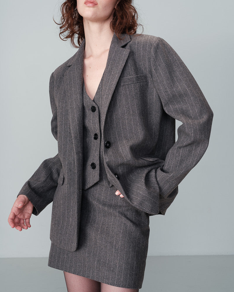 NIKITA PINSTRIPE BLAZER