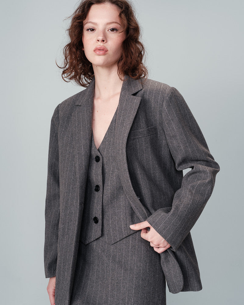 NIKITA PINSTRIPE BLAZER