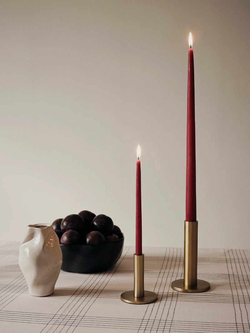 TALL BRASS MARO CANDLE HOLDER