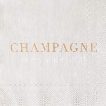 COCKTAIL NAPKINS - CHAMPAGNE