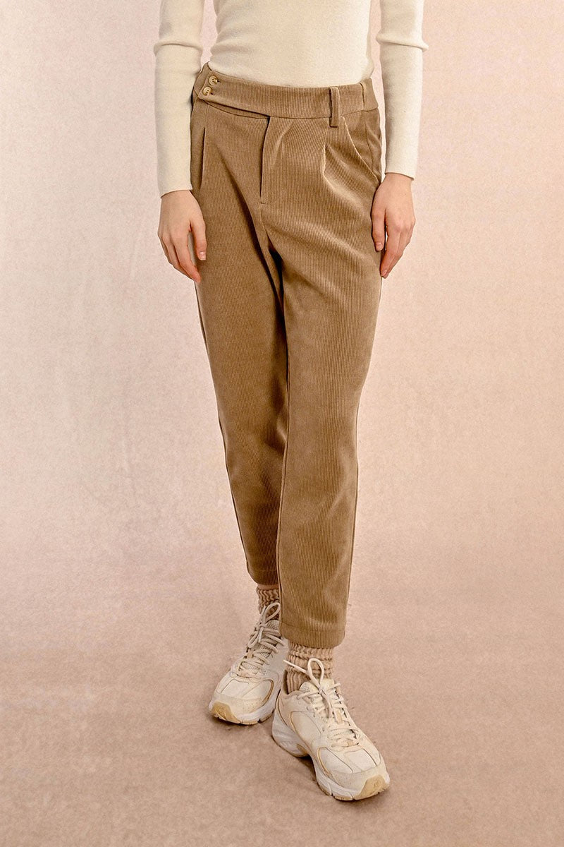 SAND CORD TROUSERS