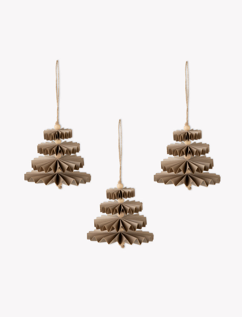 TRUFFLE  PAPER TREE - SET OF 3