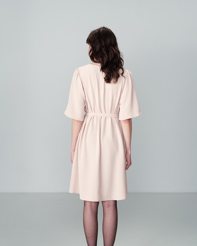 NIA BEIGE DRESS