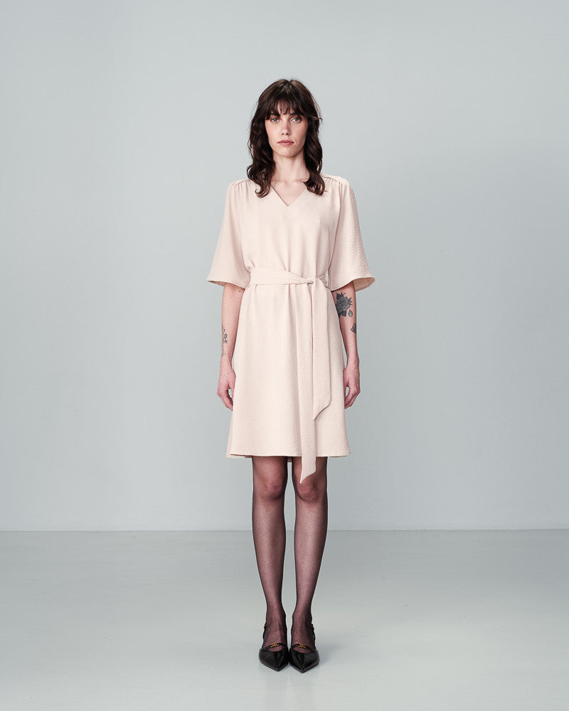 NIA BEIGE DRESS