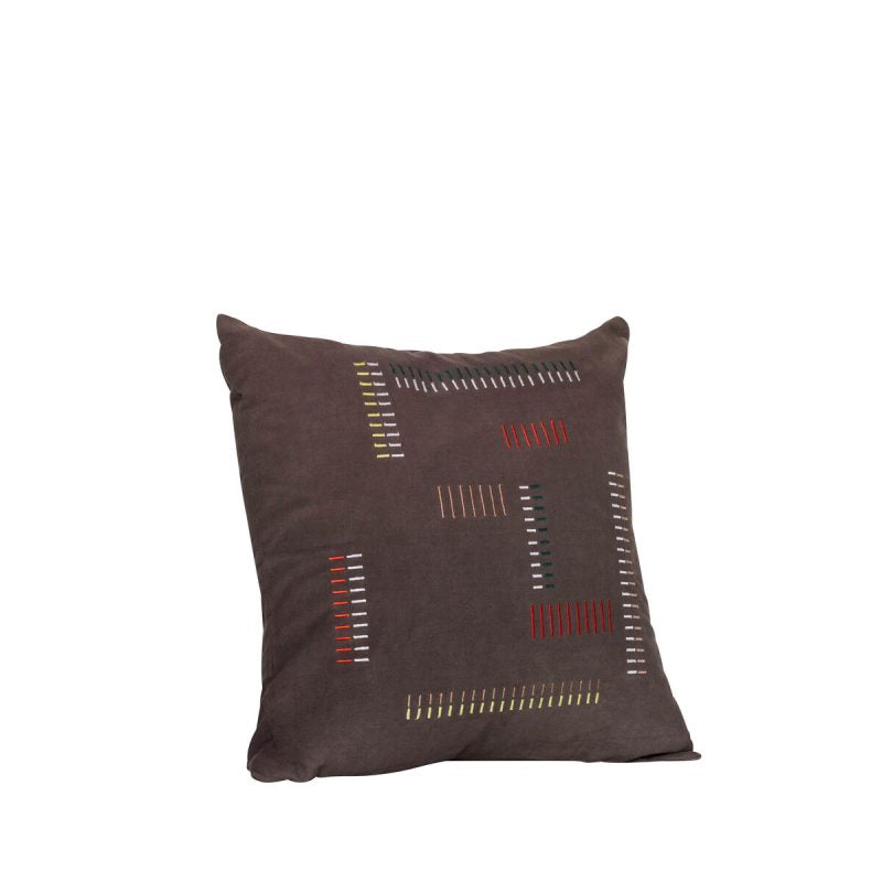 ELODIE CUSHION - BROWN