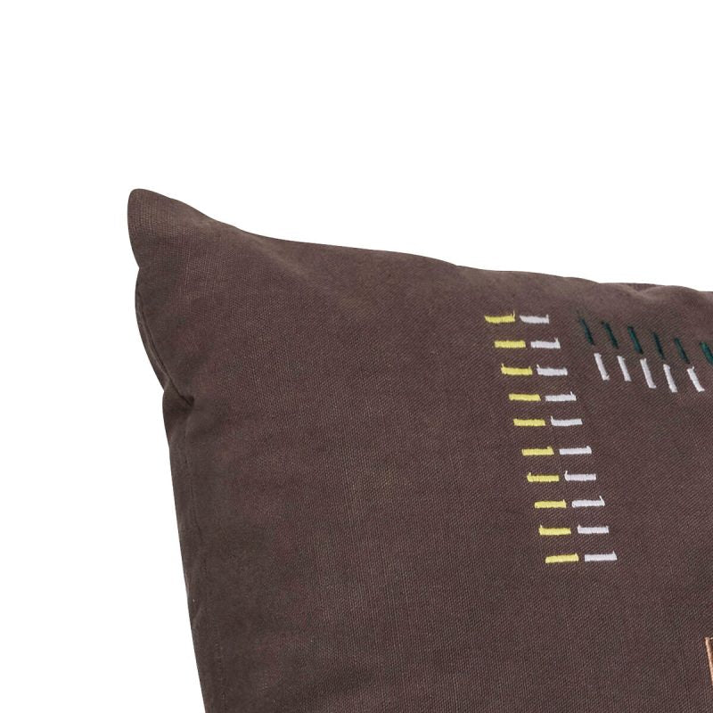 ELODIE CUSHION - BROWN