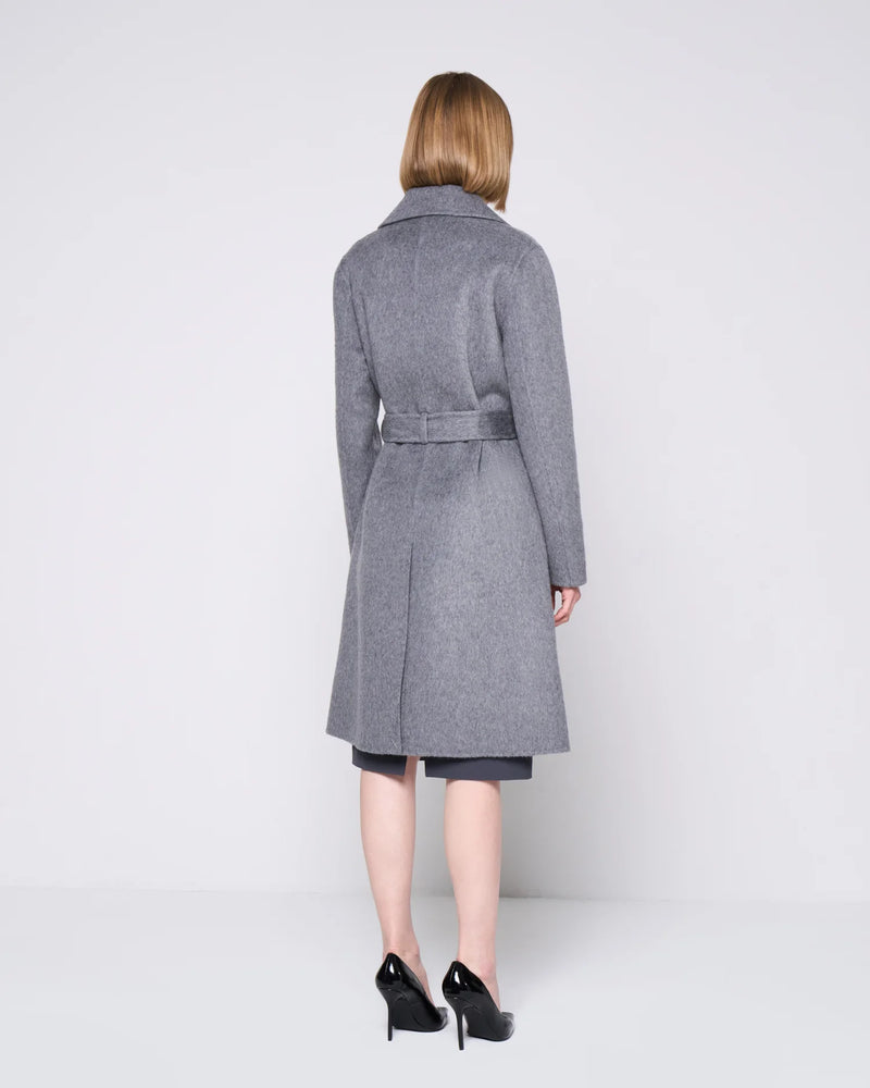 GREY WOOL COAT