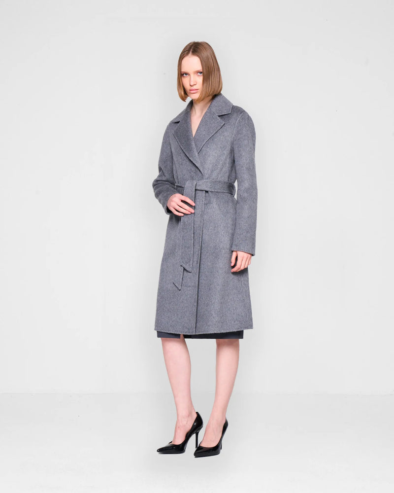 GREY WOOL COAT