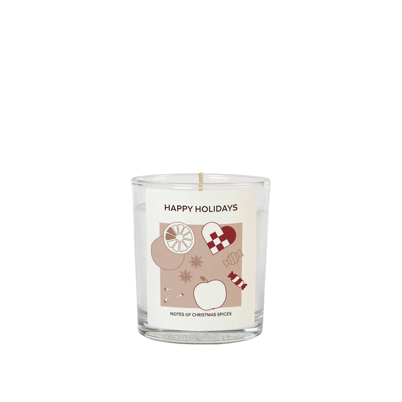 HAPPY HOLIDAYS SCENTED CANDLES
