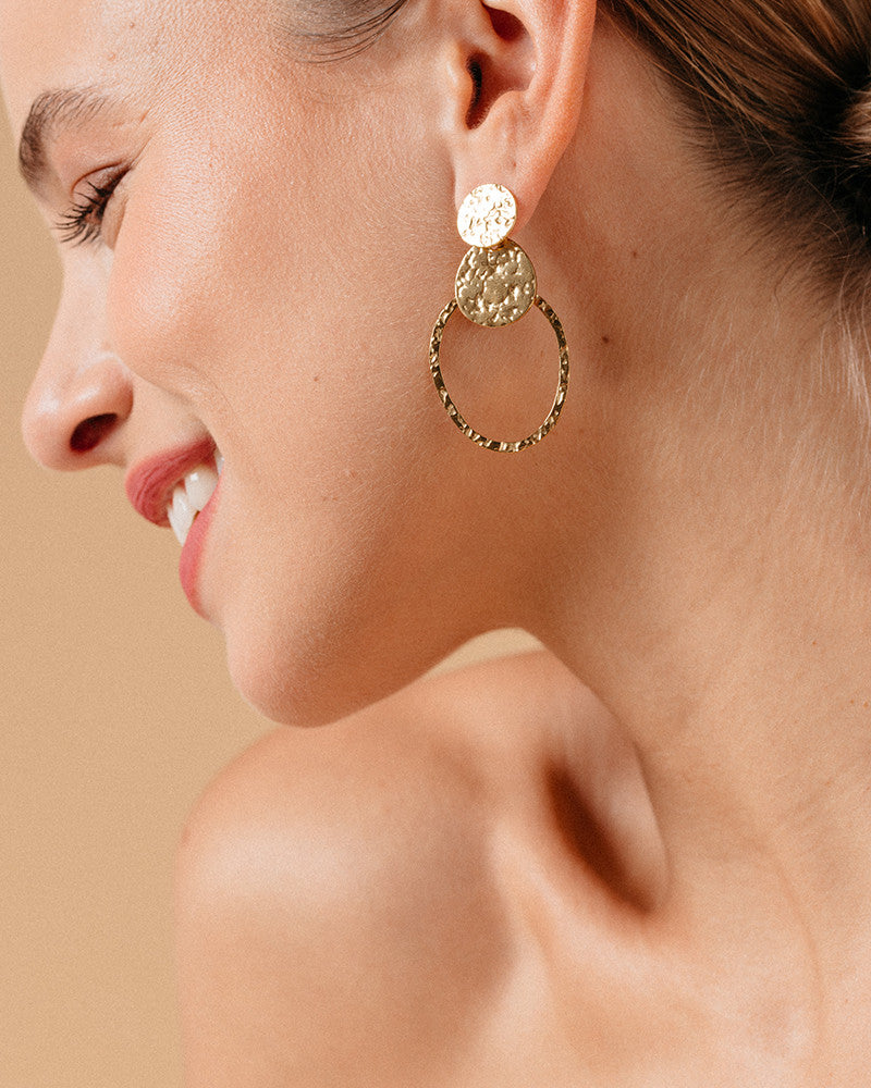 MELITINE GOLD EARRINGS