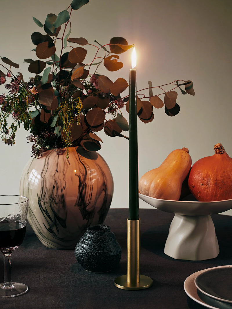 TALL BRASS MARO CANDLE HOLDER