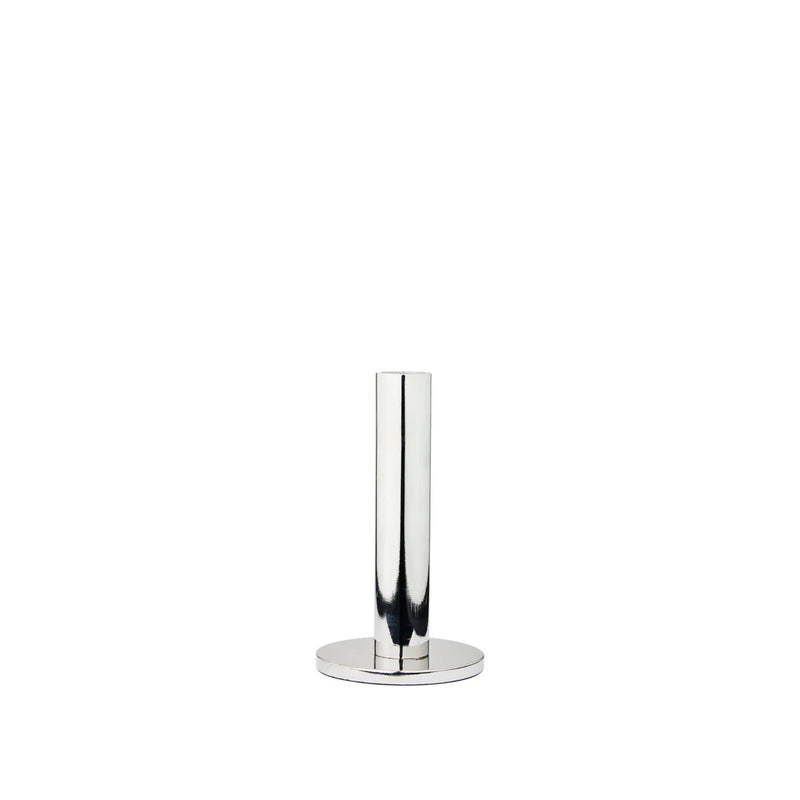 TALL SILVER MARO CANDLE HOLDER