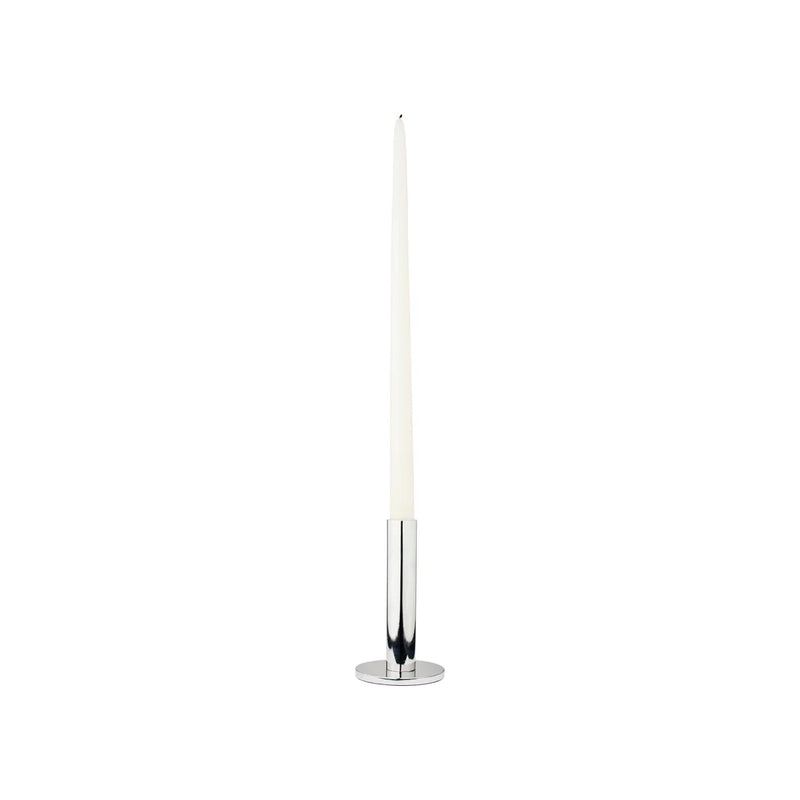 TALL SILVER MARO CANDLE HOLDER