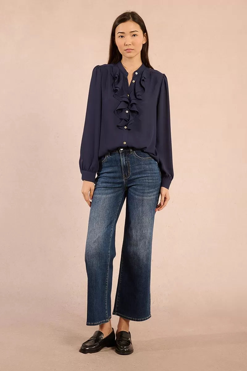 NAVY BLOUSE
