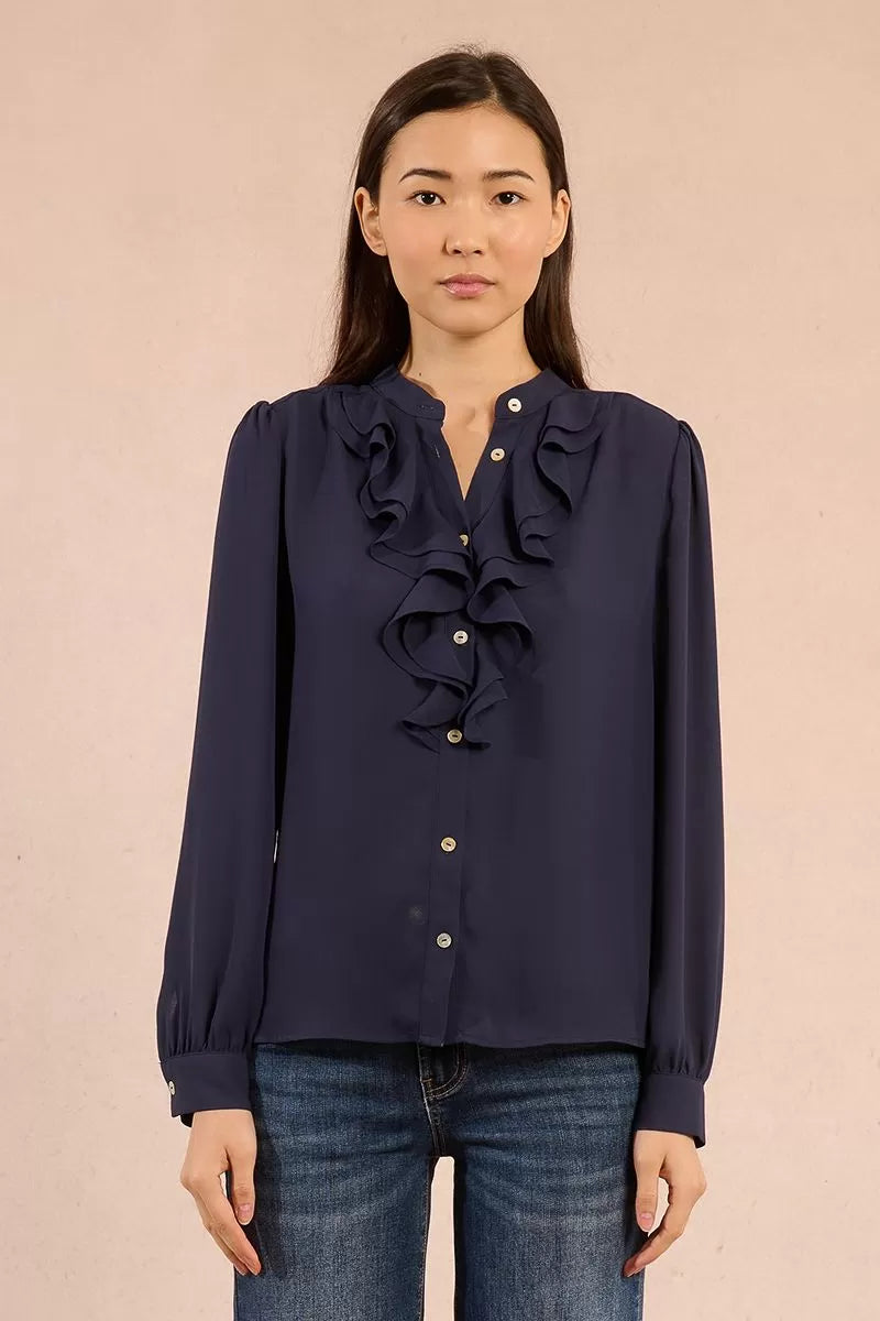 NAVY BLOUSE