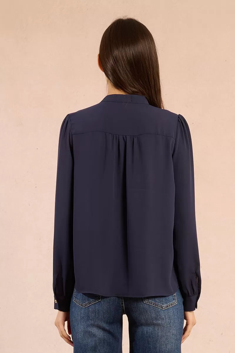 NAVY BLOUSE