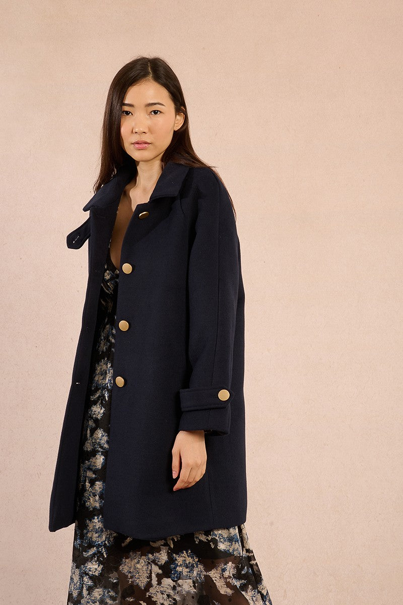 NAVY COAT