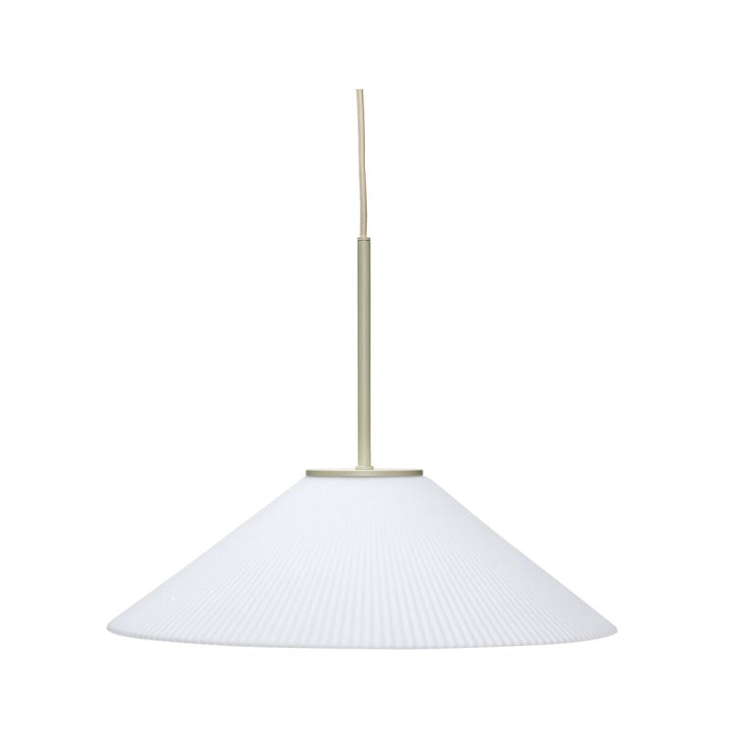 SOLID PENDANT LAMP - WHITE/SAND