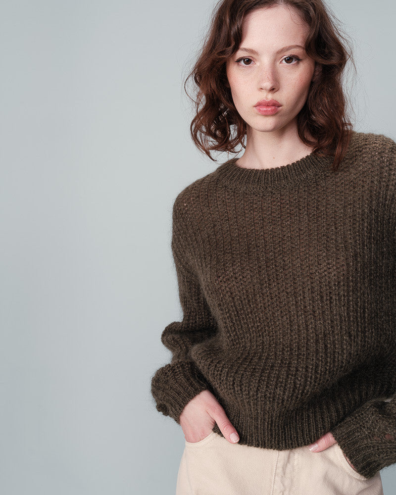 NAISSANCE KHAKI SWEATER