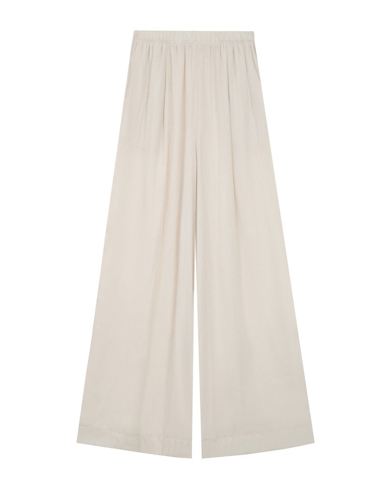SILKY CREAM ONE SIZE TROUSERS