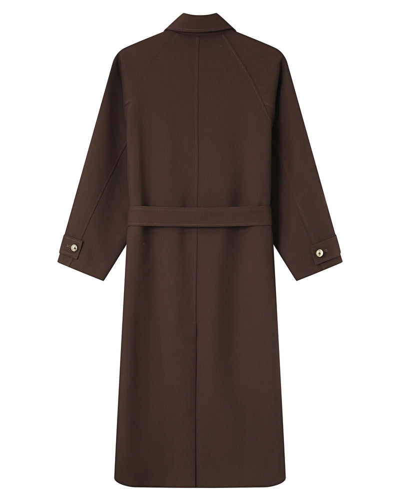 COFFEE TRENCH COAT