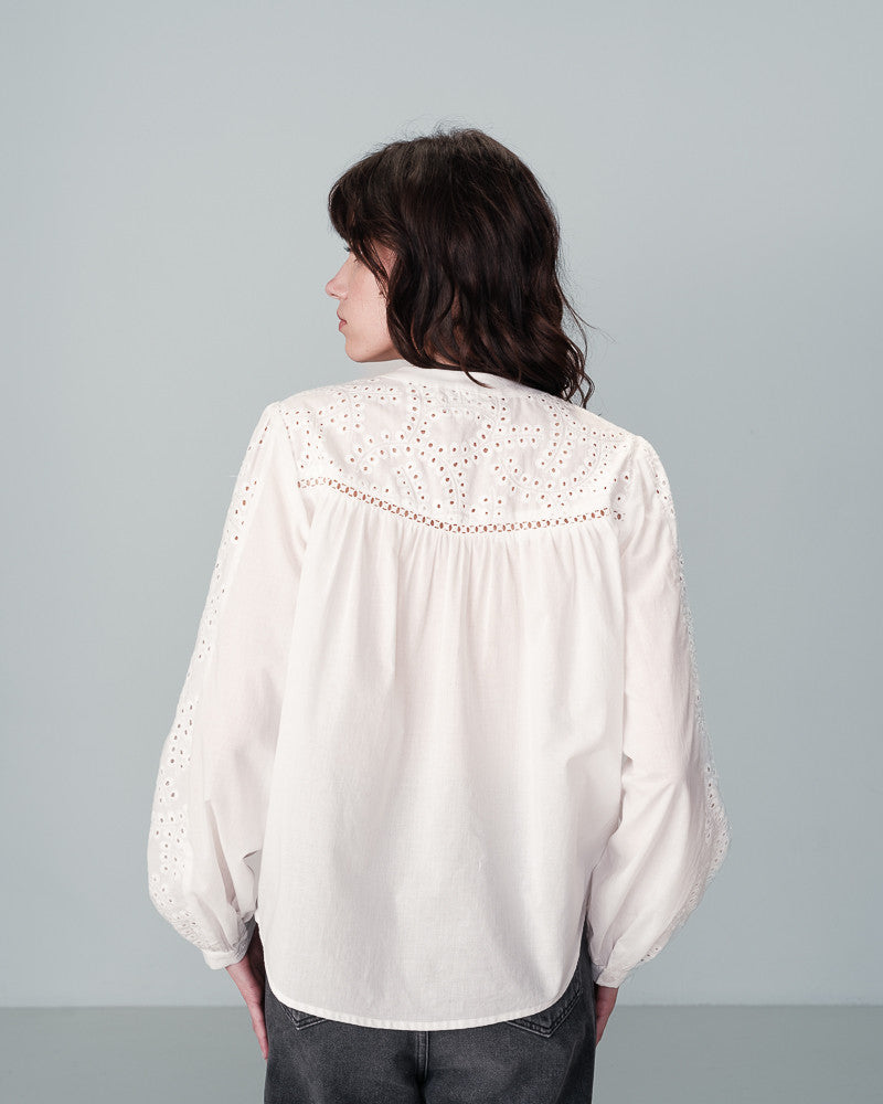 NOLISA WHITE BLOUSE