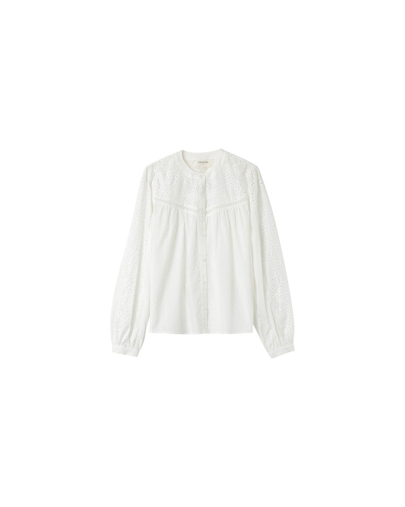 NOLISA WHITE BLOUSE