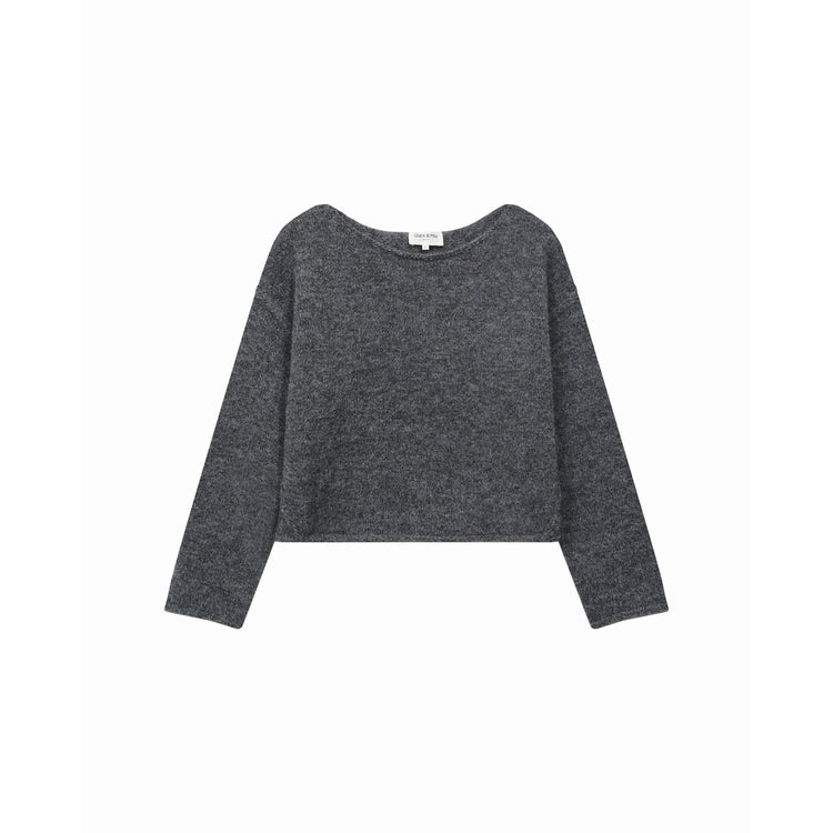 GREY KNITTED SWEATER