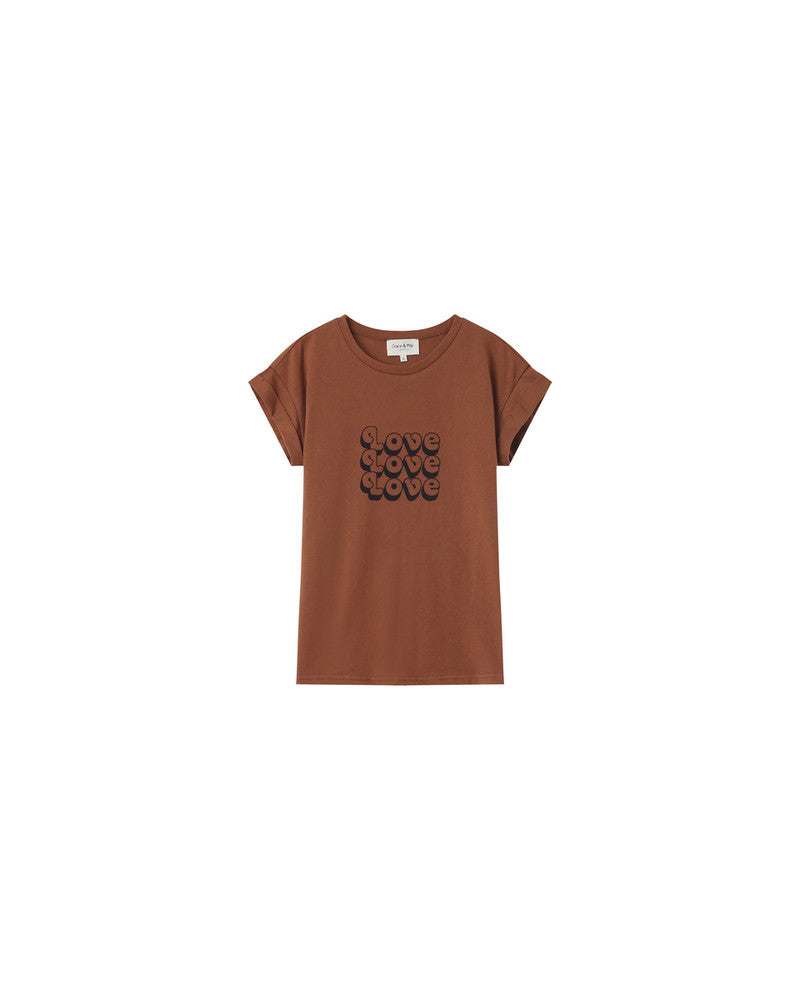 NINALOU CAMEL T SHIRT