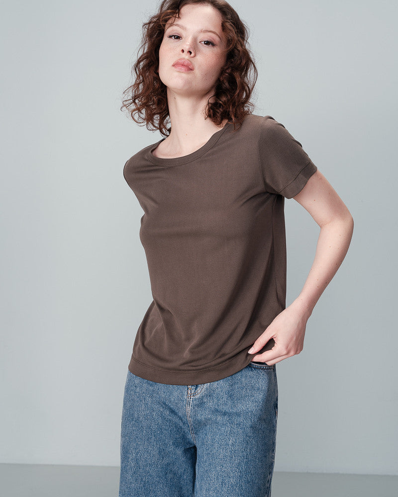 NELL KHAKI T SHIRT