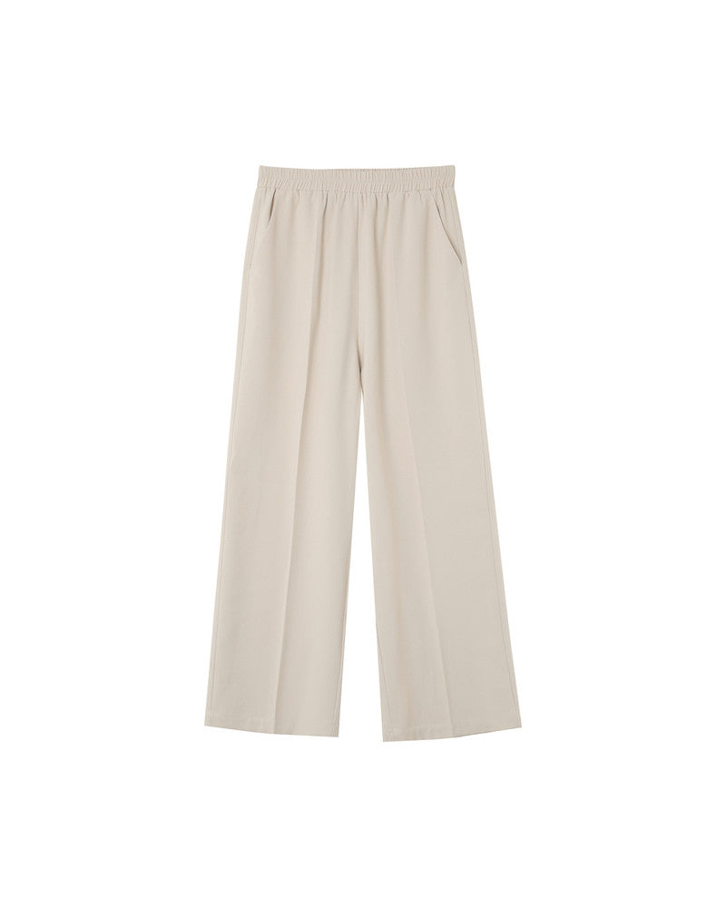 CREAM ONE SIZE TROUSERS