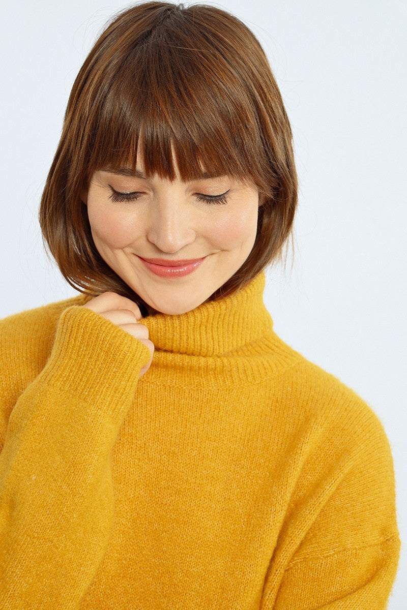 SAFFRON YELLOW POLO NECK