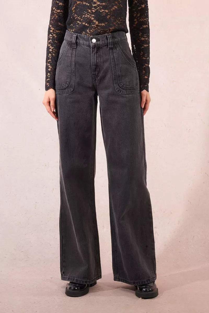 GREY DENIM JEANS