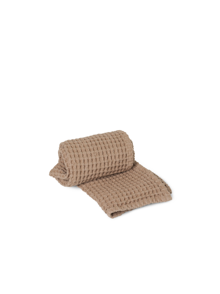 TAN ORGANIC HAND TOWEL