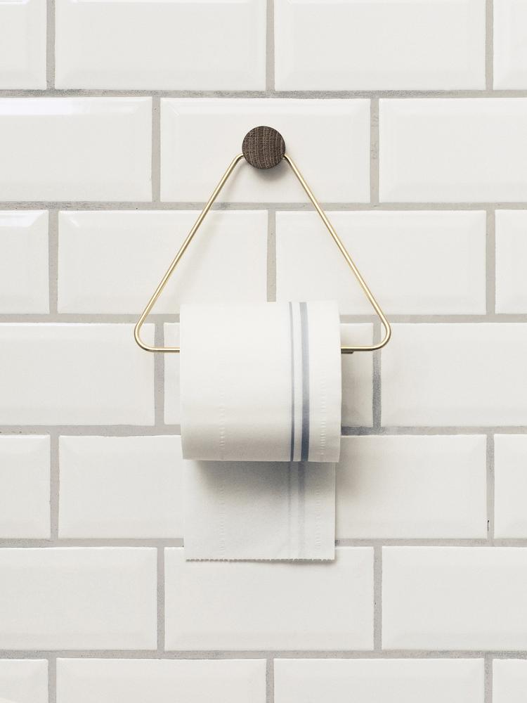 TOILET ROLL HOLDER BRASS