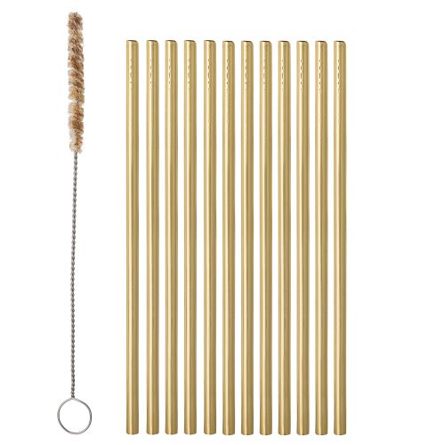 GOLD STRAW SET