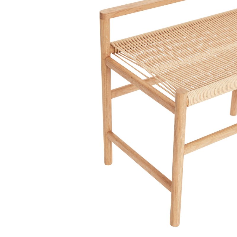 LARGE WOVEN BENCH