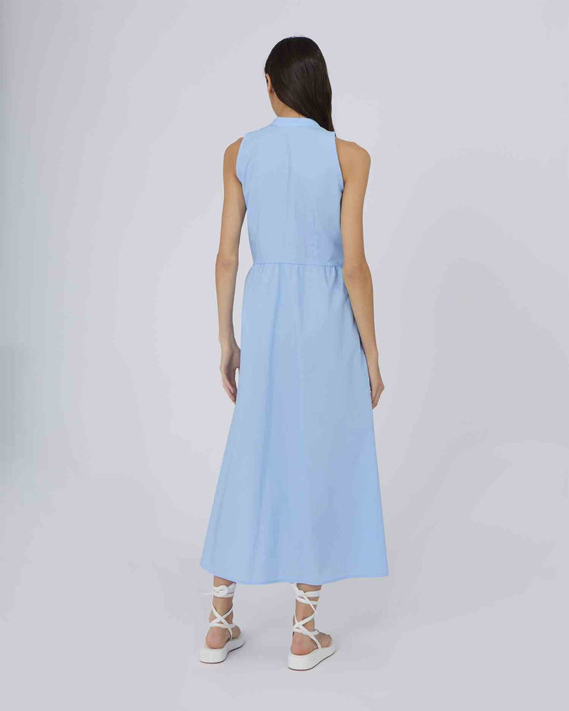 PALE BLUE LONG DRESS
