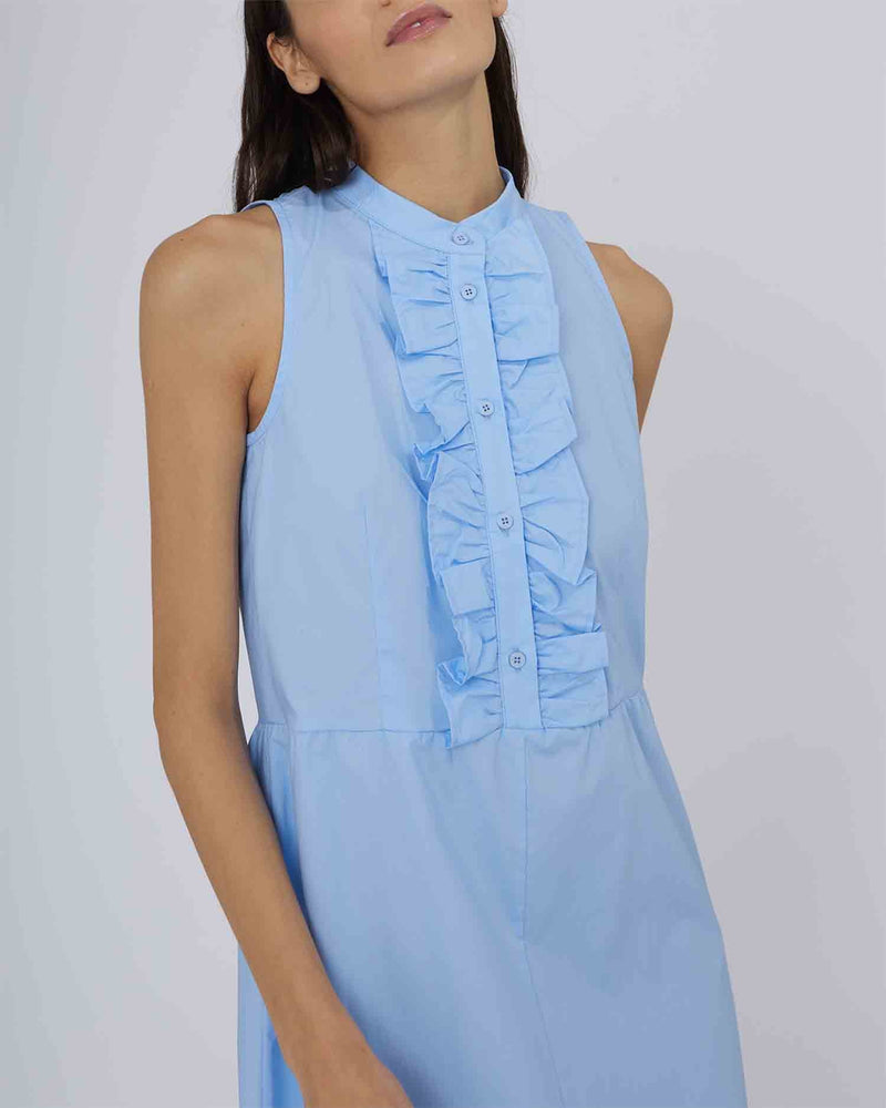 PALE BLUE LONG DRESS