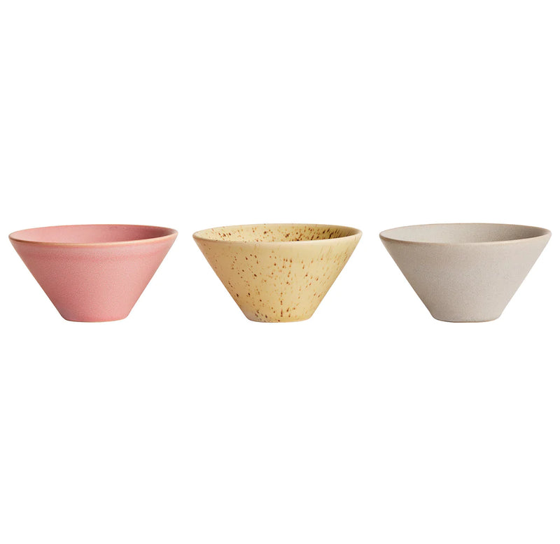 YUKA BOWL - SET OF 3 - PASTEL MIX