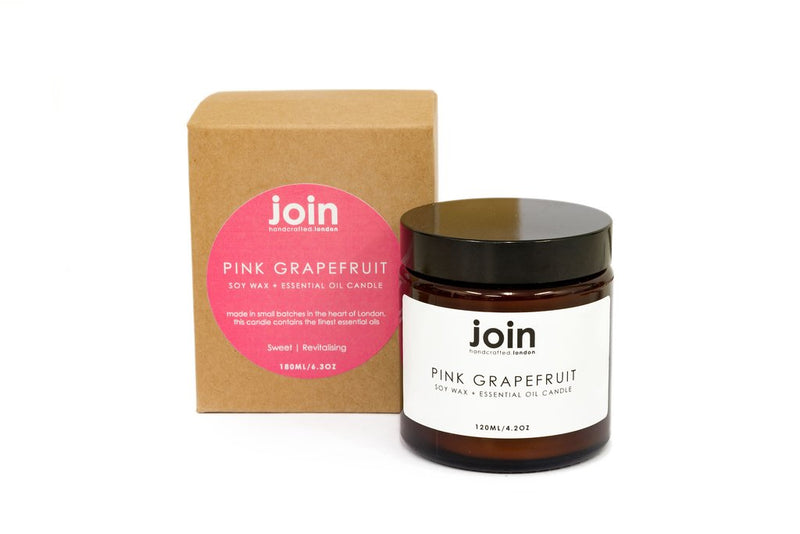 PINK GRAPEFRUIT LUXURY CANDLE - SMALL