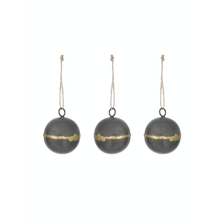 GREY/ GOLD BAUBLES