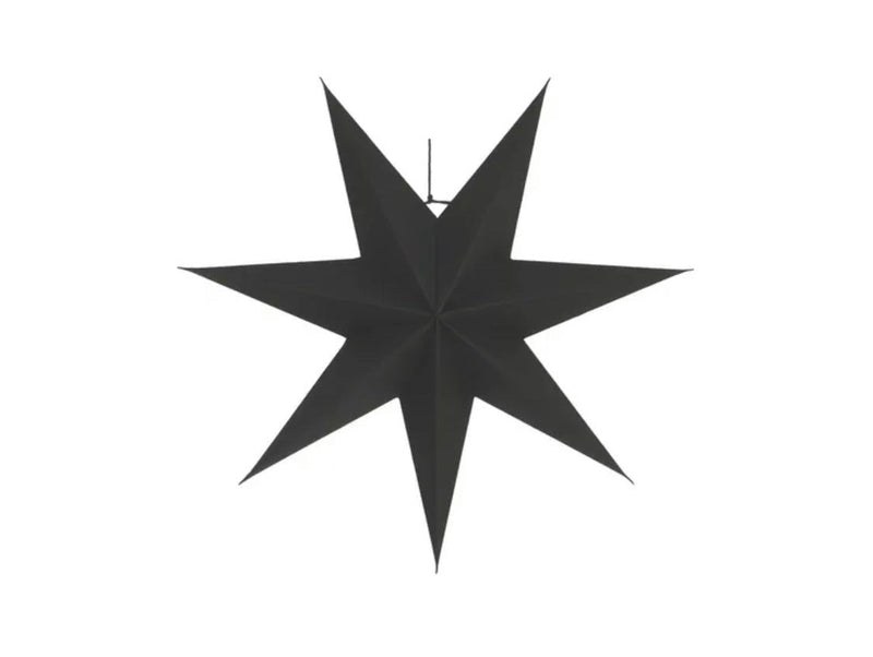 SMALL PAPER STARS - BLACK
